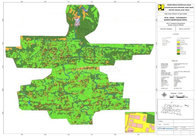 Peta Othophoto & Topografi
